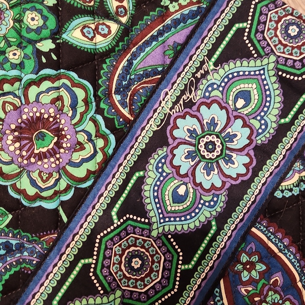 Vera Bradley Blue Rhapsody holiday tote - Picture 2 of 3